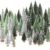 30Pcs Christmas Decorations Mini Christmas Trees, Artificial Christmas Tree Bottle Brush Trees with Wooden Base for Christmas Decor Christmas Party Home Table Craft