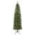 7 Feet Hinged Slim Pencil Artificial Fir Christmas Tree with Foldable Metal Stand,550 Tips,Green