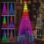 8FT Lighted Outdoor Christmas Tree, 340 LED Smart Cone Tree, Music Sync RGB Fairy Lights, LED Light Show, APP and Remote Control, Timer Function, Perfect for Outdoor Christmas…