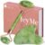 BAIMEI IcyMe Gua Sha & Jade Roller Facial Tools Face Roller and Gua Sha Set for Puffiness and Redness Reducing Skin Care Routine, Self Care Gift for Men Women – Green