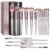 BS-MALL Makeup Brush Set 18 Pcs Premium Synthetic Foundation Powder Concealers Eye shadows Blush Makeup Brushes with black case