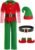 Christmas Elf Costume Set Kids Cosplay Party Costume With Hat