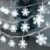 Christmas Lights, 20 Ft 40 LED Snowflake String Lights Battery Operated Waterproof Fairy Lights for Bedroom Patio Room Garden Party Home Xmas Decor Indoor Outdoor Christmas Tree…