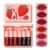 Eakroo 6 Colors Lip Tint Stain Mini Liquid Lipstick, Korean Lip Gloss Moisturizing Natural, Multi-Use Lip and Cheek Tint, Non-Stick Cup, Lightweight, High Pigment, Long-Lasting,…