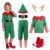 Elf Costume Set for Boys Girls,Suitable for Christmas Party,Kids Santa’s Helper Costume Clothing