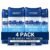 Gillette Antiperspirant and Deodorant for Men, 72-Hour Sweat Protection, Clear Gel, Cool Wave Scent, 3.8 oz (Pack of 4)