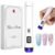 Melodysusie Handheld UV Light for Gel Nails, ART01R Cordless Gel X Nail Lamp Rechargeable with LCD Display, Eye-Protective Cover Flash Cure Nail Dryer for Rhinestone Glue…