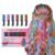 New Hair Chalk Comb Temporary Hair Color Dye for Girls Kids, Washable Hair Chalk for Girls Age 4 5 6 7 8 9 10-12 Birthday Children’s Day Gifts Cosplay Hair DIY Party