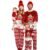 OAKFashion Christmas Family Pajamas Holiday Christma Pajama Family Matching Pjs Set Sleepwear Xmas Jammies