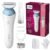 Philips Beauty Lady Electric Shaver Series 8000 with Electric Facial Hair Remover, Cordless, BRL166/91