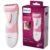 Philips Beauty SatinShave Essential Women’s Wet & Dry Electric Shaver for Legs, Cordless, Pink and White, HP6306/50