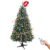 STRIGHT Rotating Artificial Christmas Tree with LED Lights, 6FT 360 Degree Displays Artificial Tree Great for Home, Office, & Parties Holiday Thanksgiving Xmas Decorations