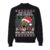 wild custom apparel Twas The Nizzle Before Chrismizzle Ugly Christmas Crewneck Sweatshirt