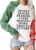 Womens Reindeer Alcohol Christmas Sweatshirt Dasher Dancer Prancer Vixen Moscato Vodka Blitzen Xmas Pullover